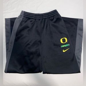 Little Boys’ Size Large Nike Dri-Fit Oregon Ducks Black Sweatpants